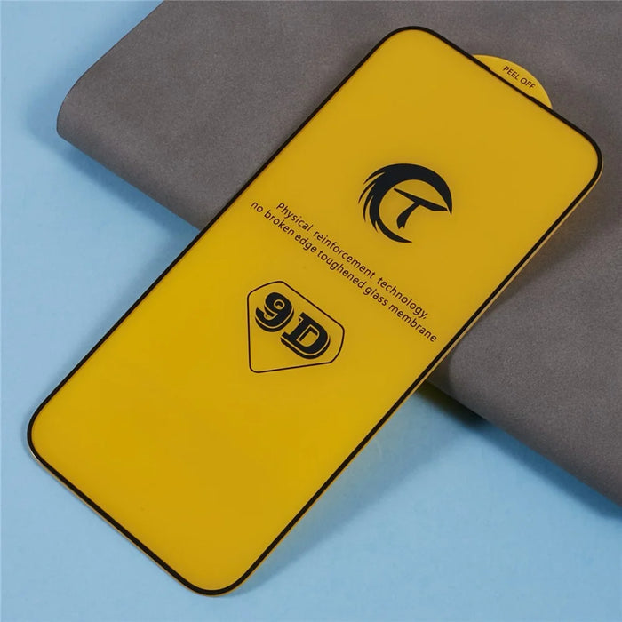 For iPhone 18 Pro Max / 17 Pro Max Screen Protector Silk Print Full Glue 9D Tempered Glass Film - 3