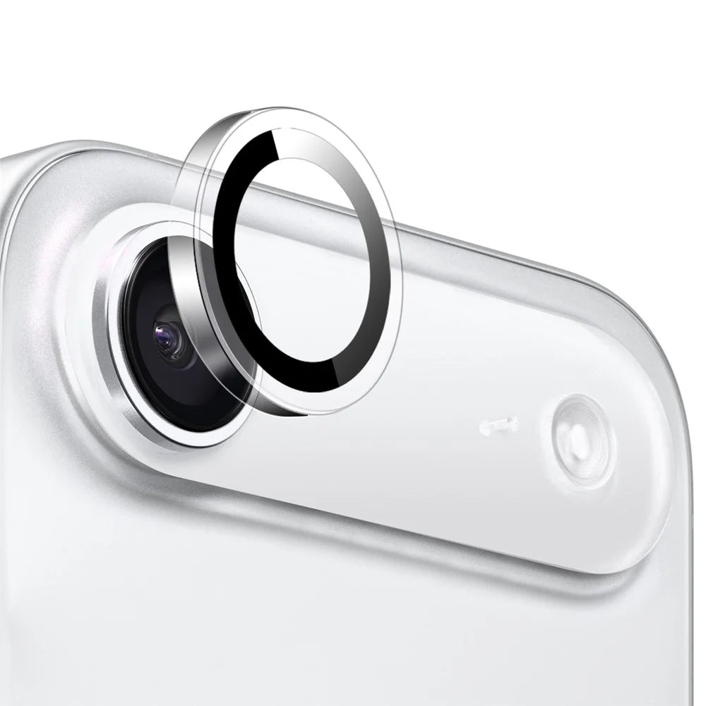NORTHJO 1Set Clear Lens Film for iPhone Air Camera Lens Protector Tempered Glass Metal Ring Guard - 2