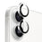 NORTHJO 1Set Clear Lens Film for iPhone 16 / 16 Plus Camera Lens Protector Tempered Glass Metal Ring Guard - 2