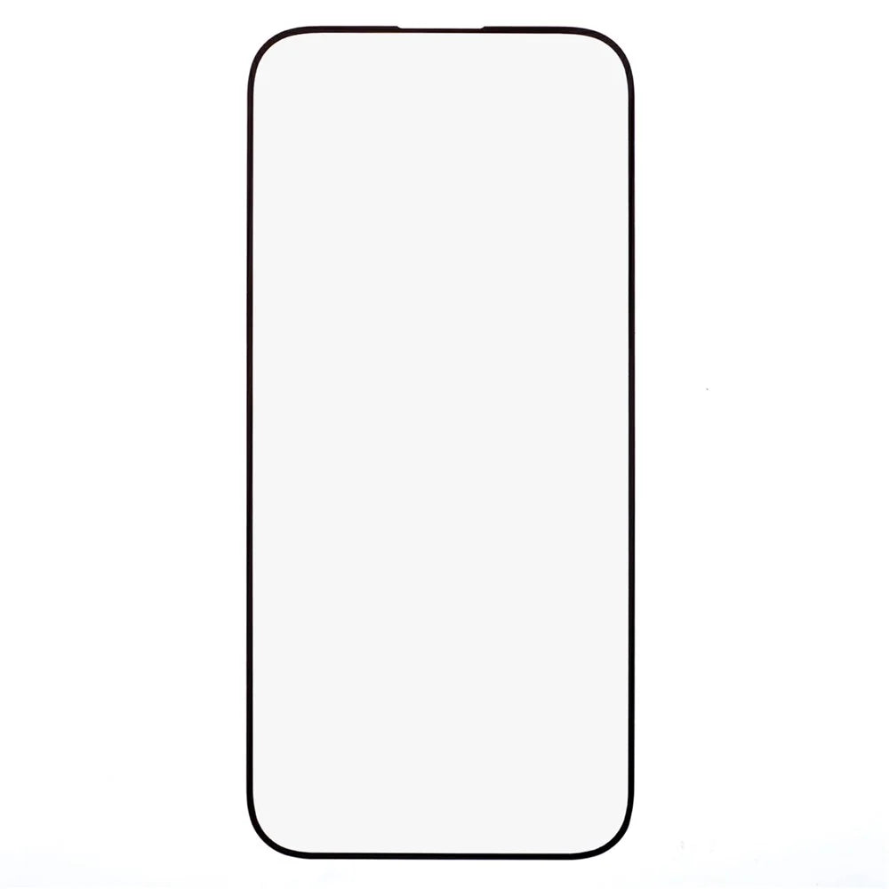 2Pcs For iPhone 15 / 15 Pro Screen Protector Silk Printing 0.3mm HD Clear Tempered Glass Film - 2