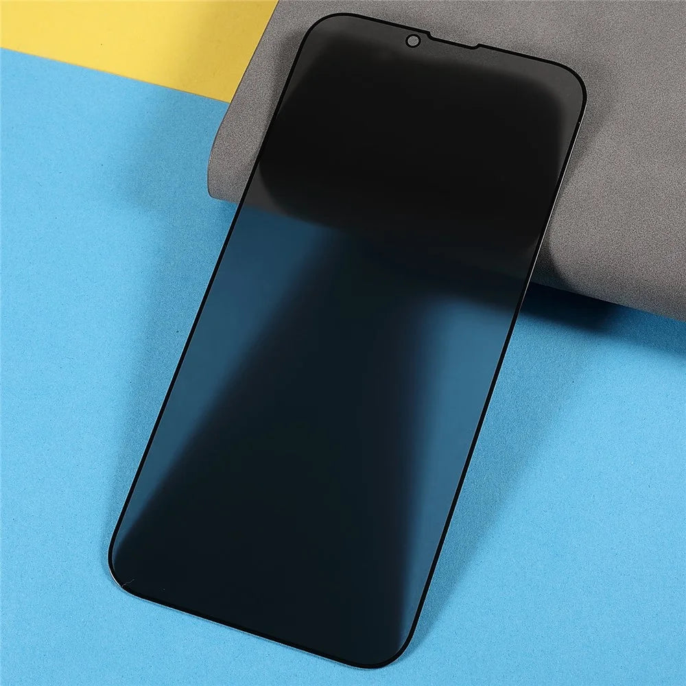 For iPhone 13 Pro Max Privacy Screen Protector Anti-Spy High Aluminium Silicon Glass Film - 4