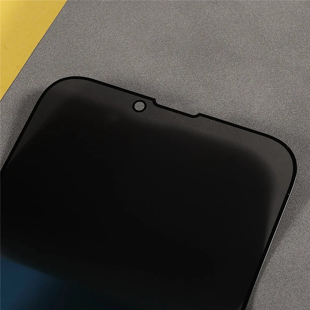 For iPhone 13 Pro Max Privacy Screen Protector Anti-Spy High Aluminium Silicon Glass Film - 5
