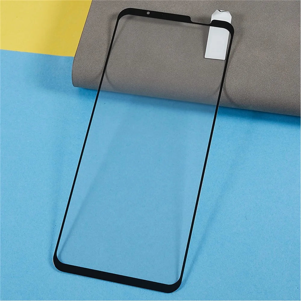 RURIHAI Secondary Hardening Screen Protector for Asus ROG Phone 6D 5G, 2.5D 0.26mm Full Glue Full Cover Anti-scratch High Aluminum-silicon Glass Film - 3