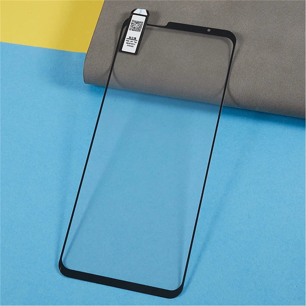 RURIHAI Secondary Hardening Screen Protector for Asus ROG Phone 6D 5G, 2.5D 0.26mm Full Glue Full Cover Anti-scratch High Aluminum-silicon Glass Film - 6