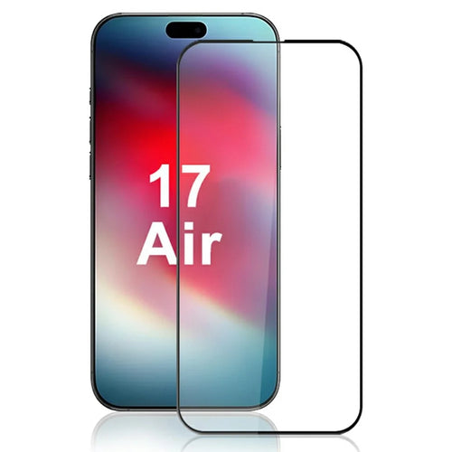 MOCOLO For iPhone Air Screen Protector Anti-Shatter Silk Printing Tempered Glass Film - Black - 1