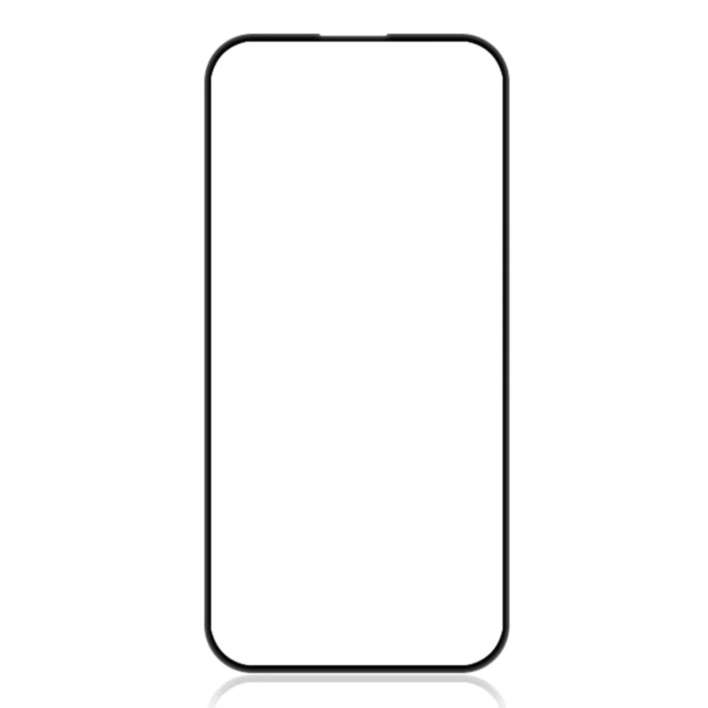 AMORUS 2Pcs For iPhone 18 Pro / 17 Pro Screen Protector Shatterproof Silk Printing Tempered Glass Film - Black - 2