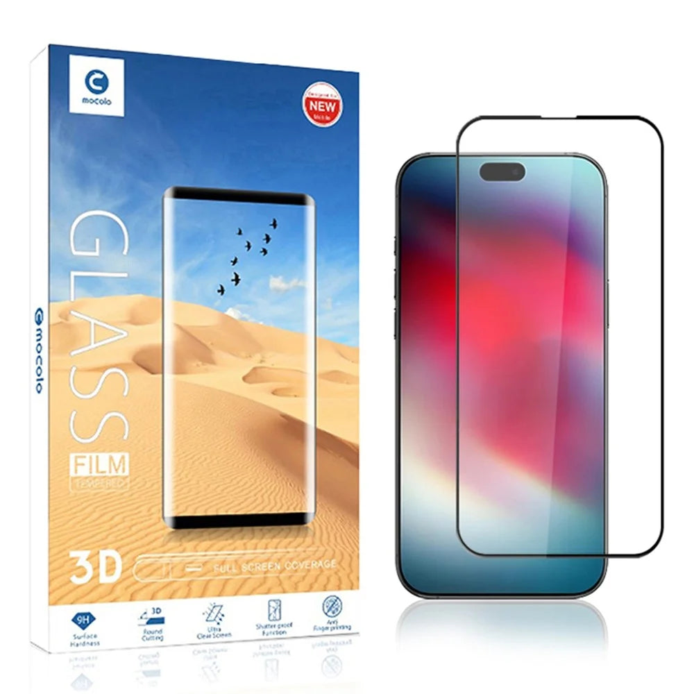 MOCOLO For iPhone Air Full Screen Protector Dispensing Glue 3D Curved Edge Tempered Glass Film - 6