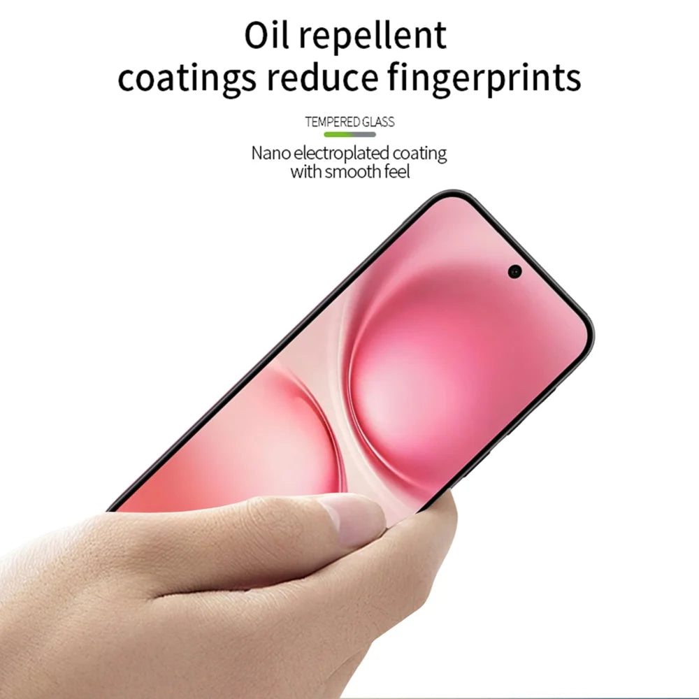 PINWUYO For vivo X200 5G Tempered Glass Film  JK Series-2 9H Full Screen Protector - Black - 4