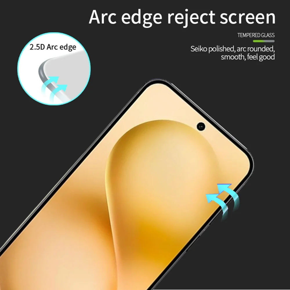 PINWUYO For vivo S30 Pro mini 5G Tempered Glass Film  JK Series-2 9H Full Screen Protector - Black - 2
