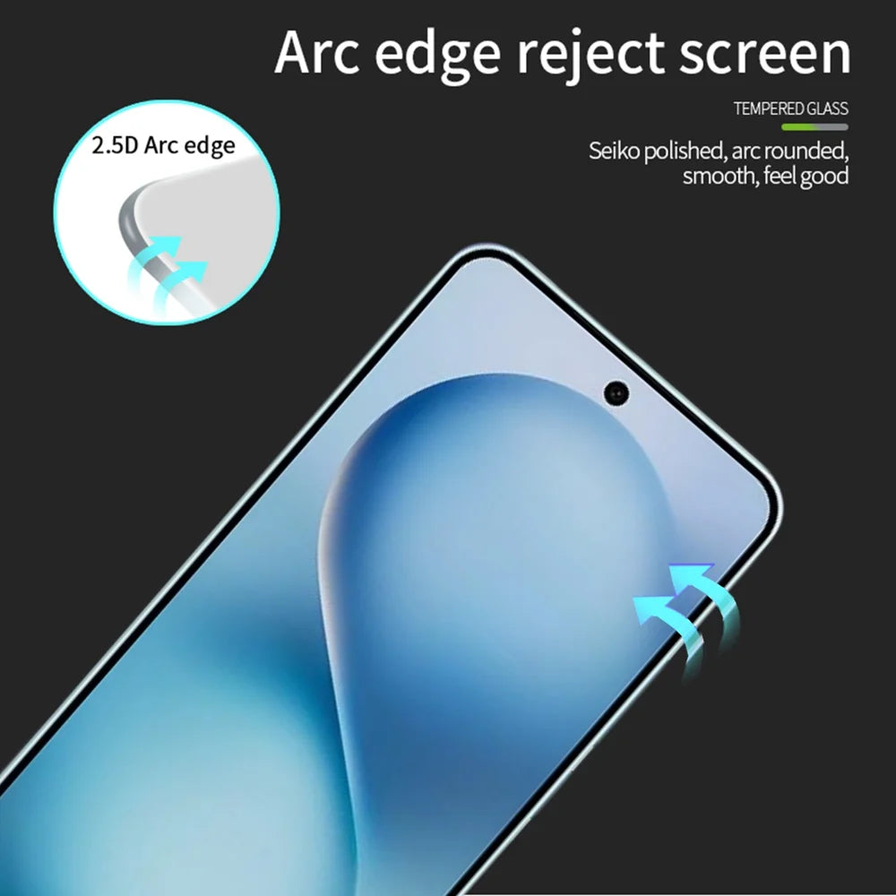 PINWUYO For vivo S30 5G Tempered Glass Film  JK Series-2 9H Full Screen Protector - Black - 2