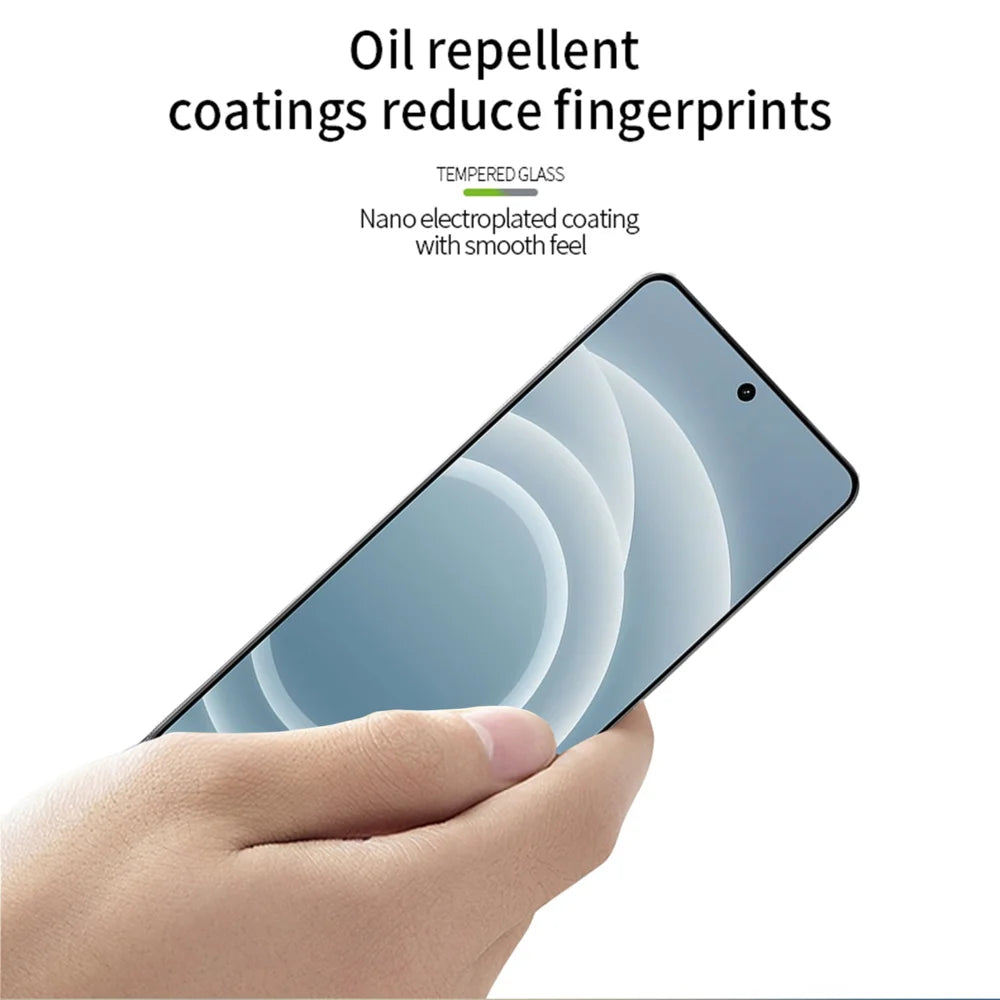 MOFI For Realme Neo7 Turbo 5G Screen Protector  9H Full Glue Full Coverage High Aluminum-Silicon Glass Film - Black - 4