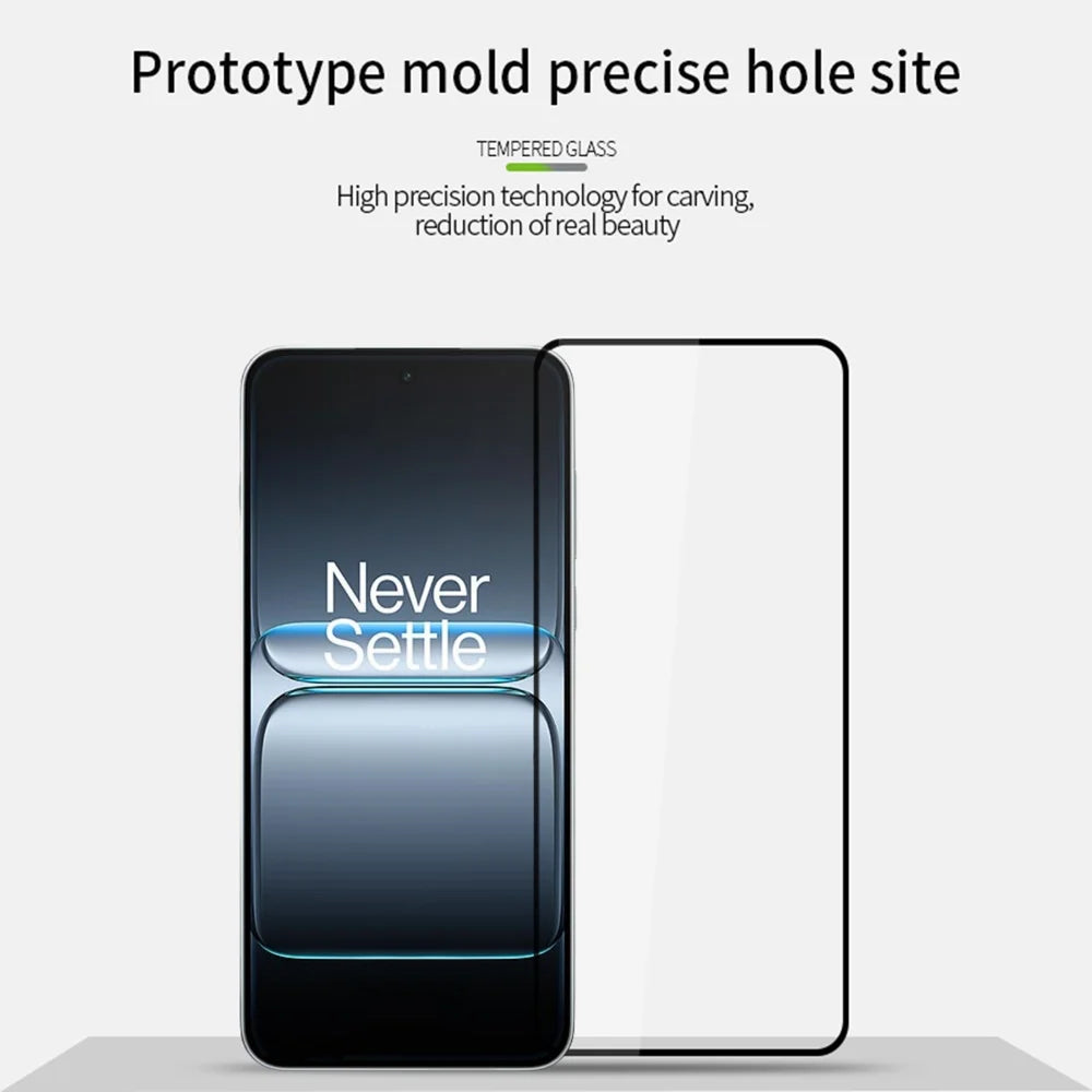 MOFI For OnePlus Ace 5 Ultra 5G Screen Protector  9H Full Glue Full Coverage High Aluminum-Silicon Glass Film - Black - 3