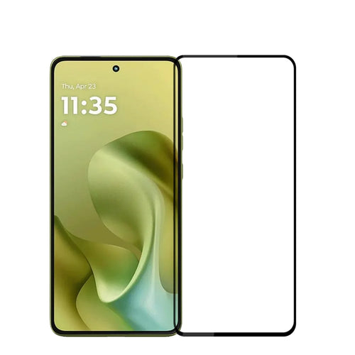 MOFI For Motorola Moto G86 Power 5G / Motorola Moto G86 5G Screen Protector  9H Full Glue Full Coverage High Aluminum-Silicon Glass Film - Black - 1