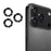 ENKAY HAT PRINCE For iPhone 17 Pro Max / iPhone 17 Pro Camera Lens Protector  Metal Ring Lens Film - Black - 1