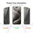 JUNSUNMAY 25Pcs For iPhone 15 Pro Max Anti-Spy Tempered Glass Screen Protector Anti Drop HD Clear Film - 3