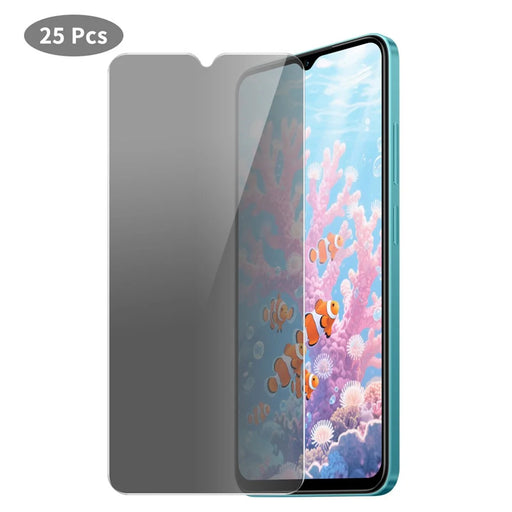 JUNSUNMAY 25Pcs For Samsung Galaxy A08 5G / A08 4G / A07 4G / A06 4G / A06 5G Anti-Spy Tempered Glass Screen Protector Anti Drop HD Clear Film - 1