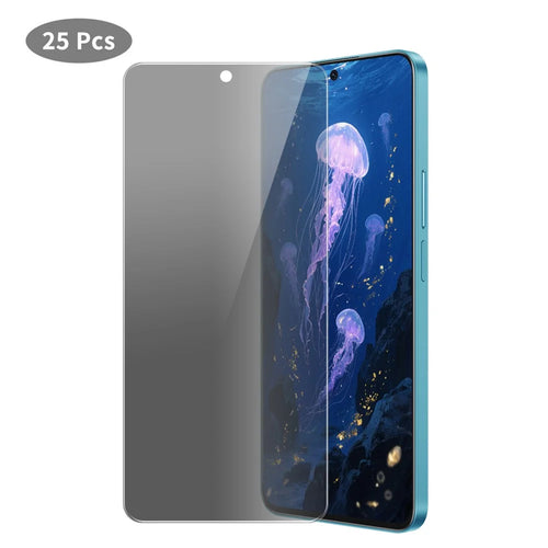 JUNSUNMAY 25Pcs For Samsung Galaxy S24 FE Anti-Spy Tempered Glass Screen Protector Anti Drop HD Clear Film - 1