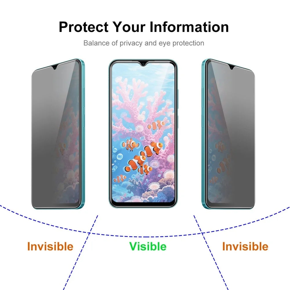 JUNSUNMAY 25Pcs For Samsung Galaxy Xcover7 Anti-Spy Tempered Glass Screen Protector Anti Drop HD Clear Film - 3