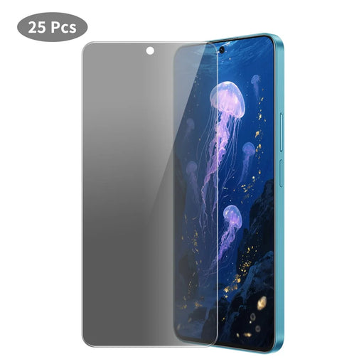 JUNSUNMAY 25Pcs For Samsung Galaxy A55 5G Anti-Spy Tempered Glass Screen Protector Anti Drop HD Clear Film - 1