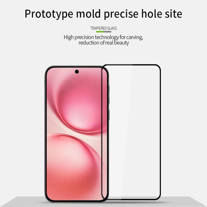MOFI For vivo X200 5G Screen Protector  9H Full Glue Full Coverage High Aluminum-Silicon Glass Film - Black - 3