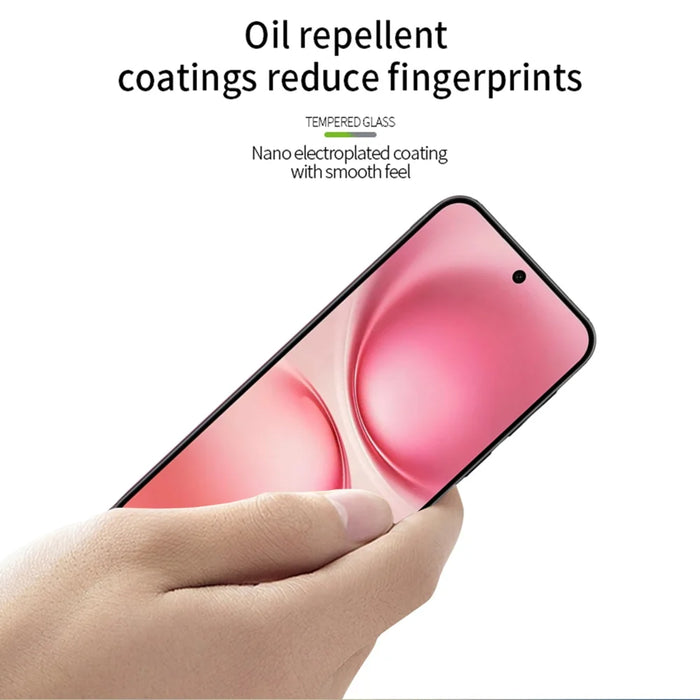 MOFI For vivo X200 5G Screen Protector  9H Full Glue Full Coverage High Aluminum-Silicon Glass Film - Black - 4