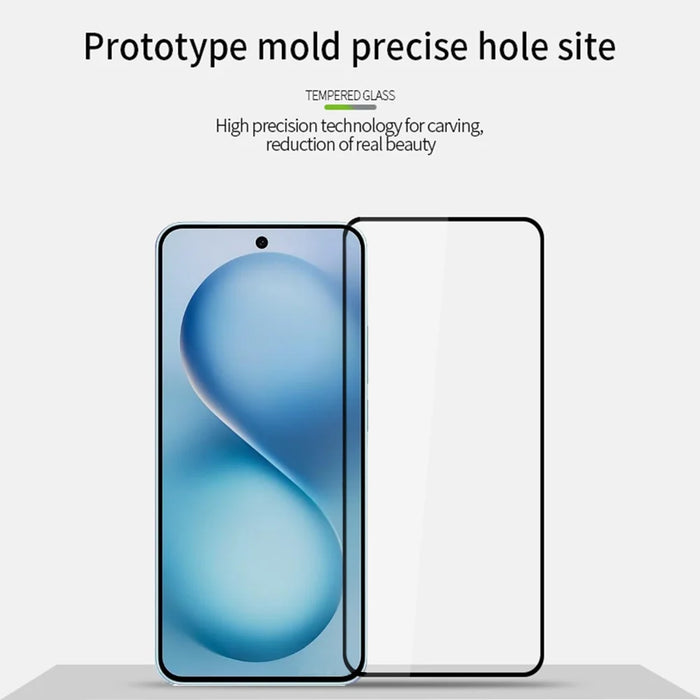 MOFI For vivo S30 5G Screen Protector  9H Full Glue Full Coverage High Aluminum-Silicon Glass Film - Black - 3