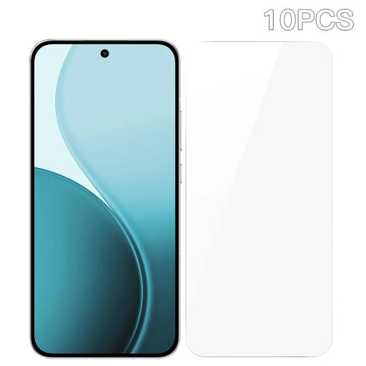 RURIHAI 10Pcs For Oppo Reno14 F 5G Screen Protector 0.26mm 2.5D High Aluminium Silicon Glass Film - 1