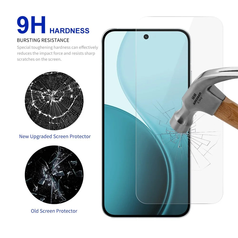 RURIHAI 10Pcs For Oppo Reno14 F 5G Screen Protector 0.26mm 2.5D High Aluminium Silicon Glass Film - 3