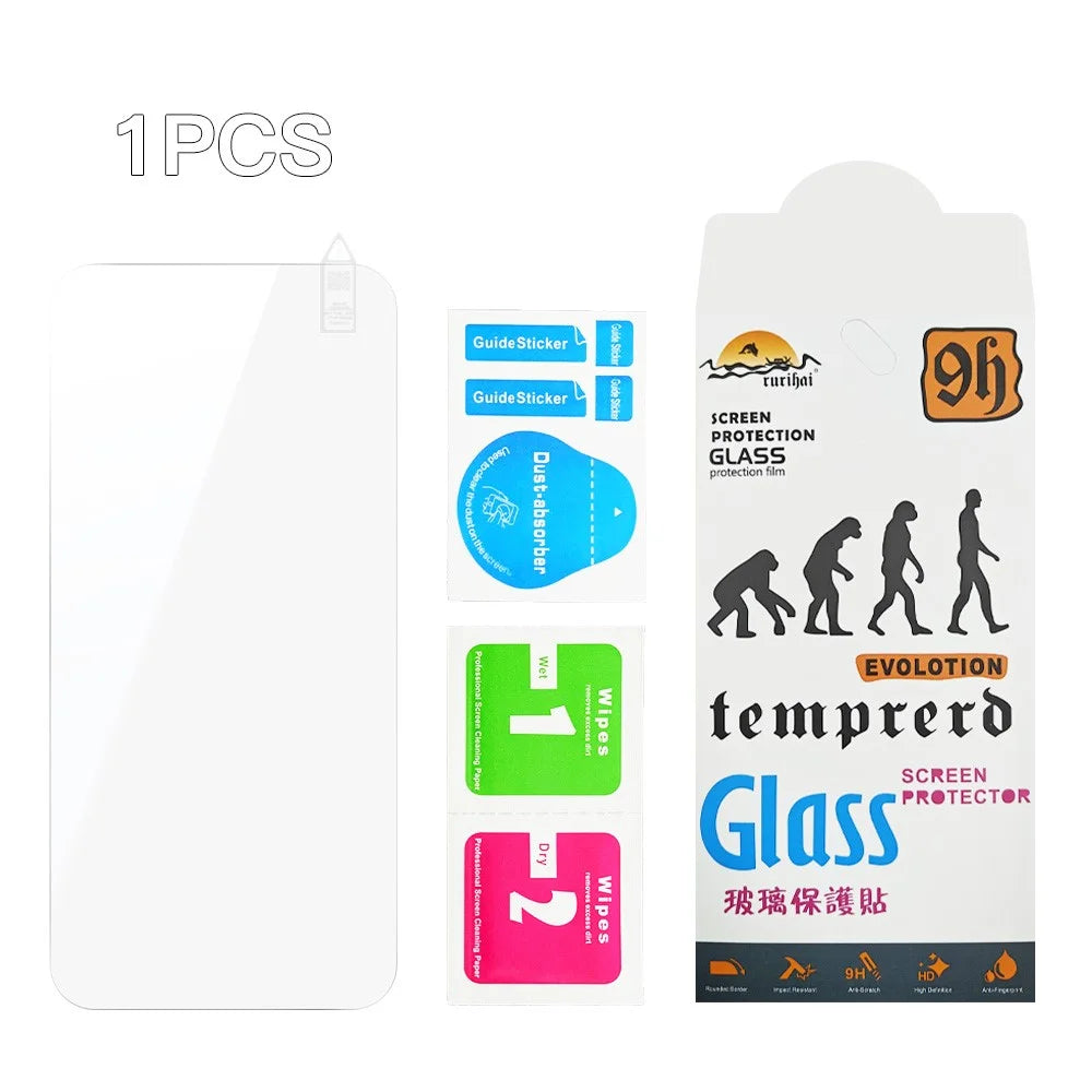 RURIHAI For Oppo Reno14 F 5G Screen Protector 0.26mm 2.5D High Aluminium Silicon Glass Film - 7