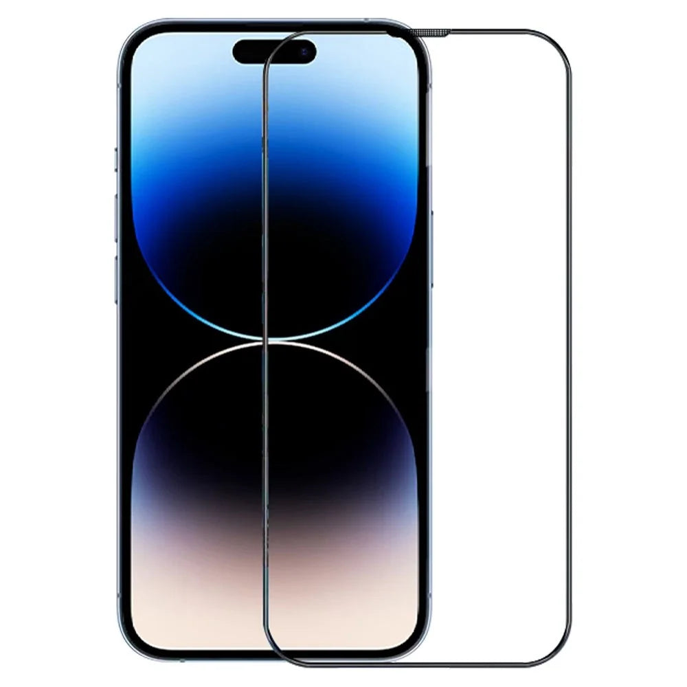 For iPhone 14 Pro Anti-explosion Matte Screen Protector Full Covering Full Glue Tempered Glass Film - 1