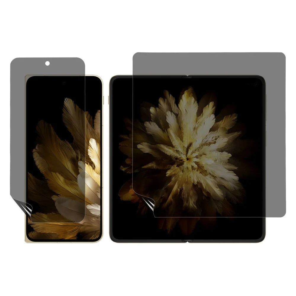 For Oppo Find N3 5G Anti-Spy Screen Protector PET Matte Front and Back Screen Film - 1