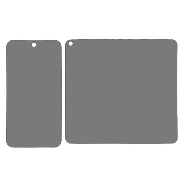 For Oppo Find N2 5G Anti-Spy Screen Protector PET Matte Front and Back Screen Film - 2