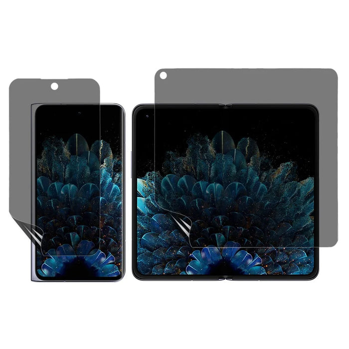 For Oppo Find N Anti-Spy Screen Protector PET Matte Front and Back Screen Film - 1