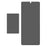 For vivo X Flip Anti-Spy Screen Protector PET Matte Front and Back Screen Film - 2