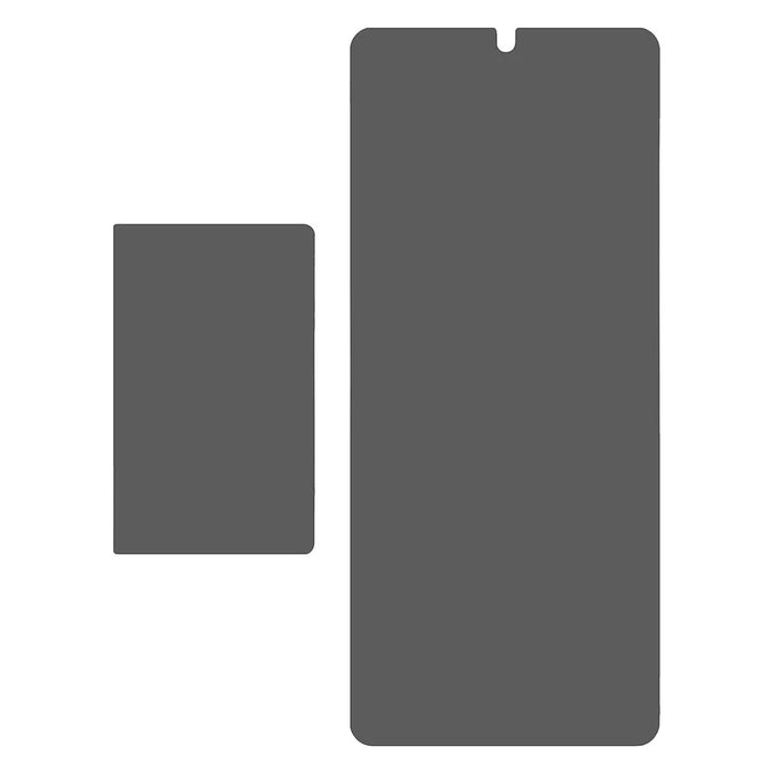 For vivo X Flip Anti-Spy Screen Protector PET Matte Front and Back Screen Film - 2