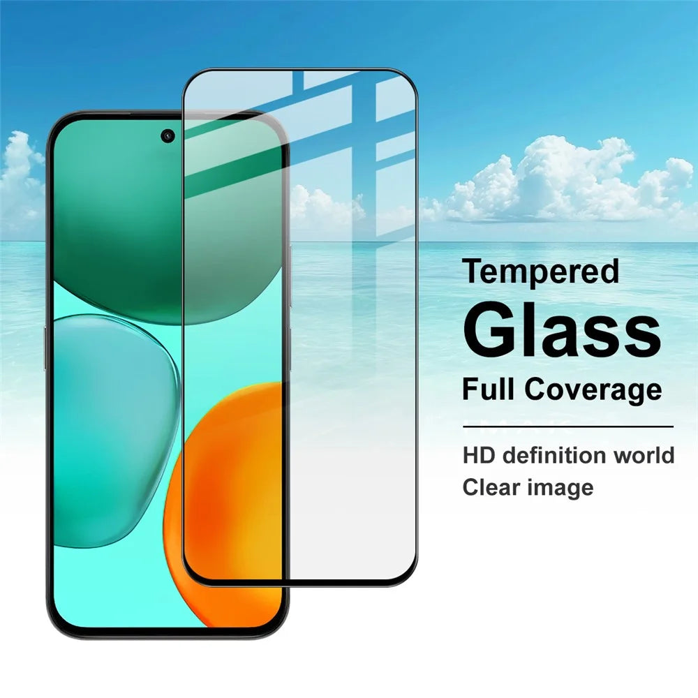 IMAK Pro+ Series For Honor X7e 4G / X6c 4G Tempered Glass Full Screen Protector Sensitive Touch Film - 7