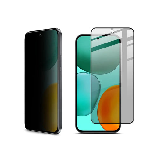 IMAK For Honor X7e 4G / X6c 4G Anti Peep Tempered Glass Screen Protector Full Coverage - 1
