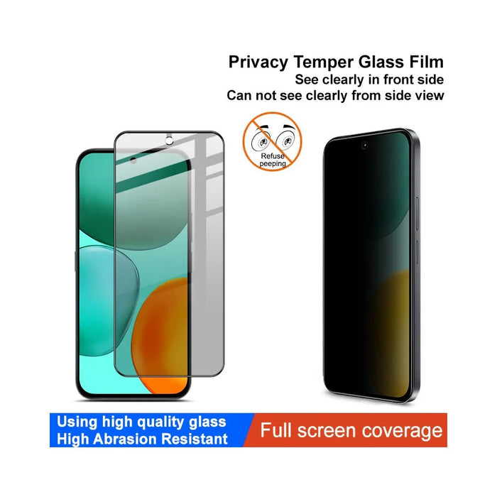 IMAK For Honor X7e 4G / X6c 4G Anti Peep Tempered Glass Screen Protector Full Coverage - 4