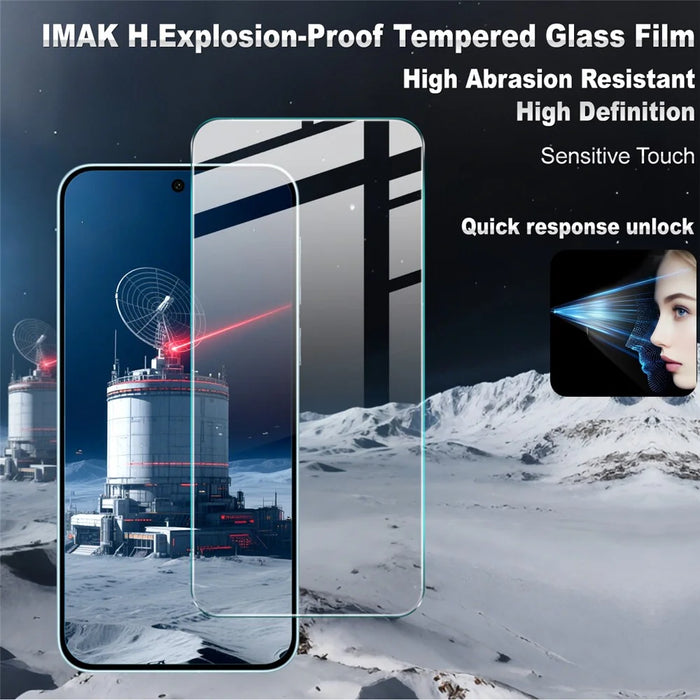 IMAK H Series For vivo X200 FE 5G Tempered Glass Screen Protector Shatter-Proof Protection - 2