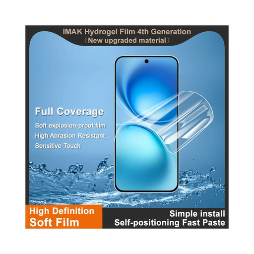IMAK Hydrogel Film 4th Gen For vivo X200 FE 5G Full Screen Protector Ultra Clear Soft TPU Film - 2