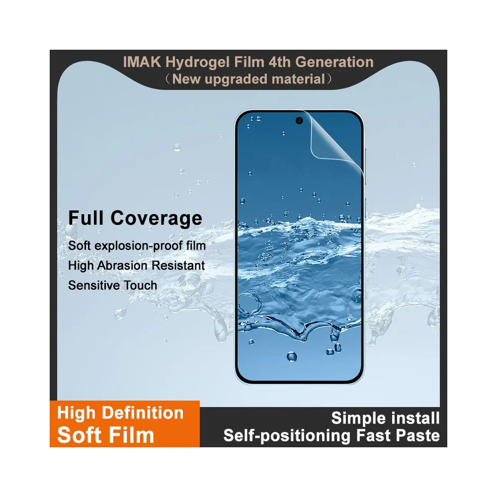IMAK Hydrogel Film 4th Gen For vivo X200 FE 5G Full Screen Protector Ultra Clear Soft TPU Film - 3