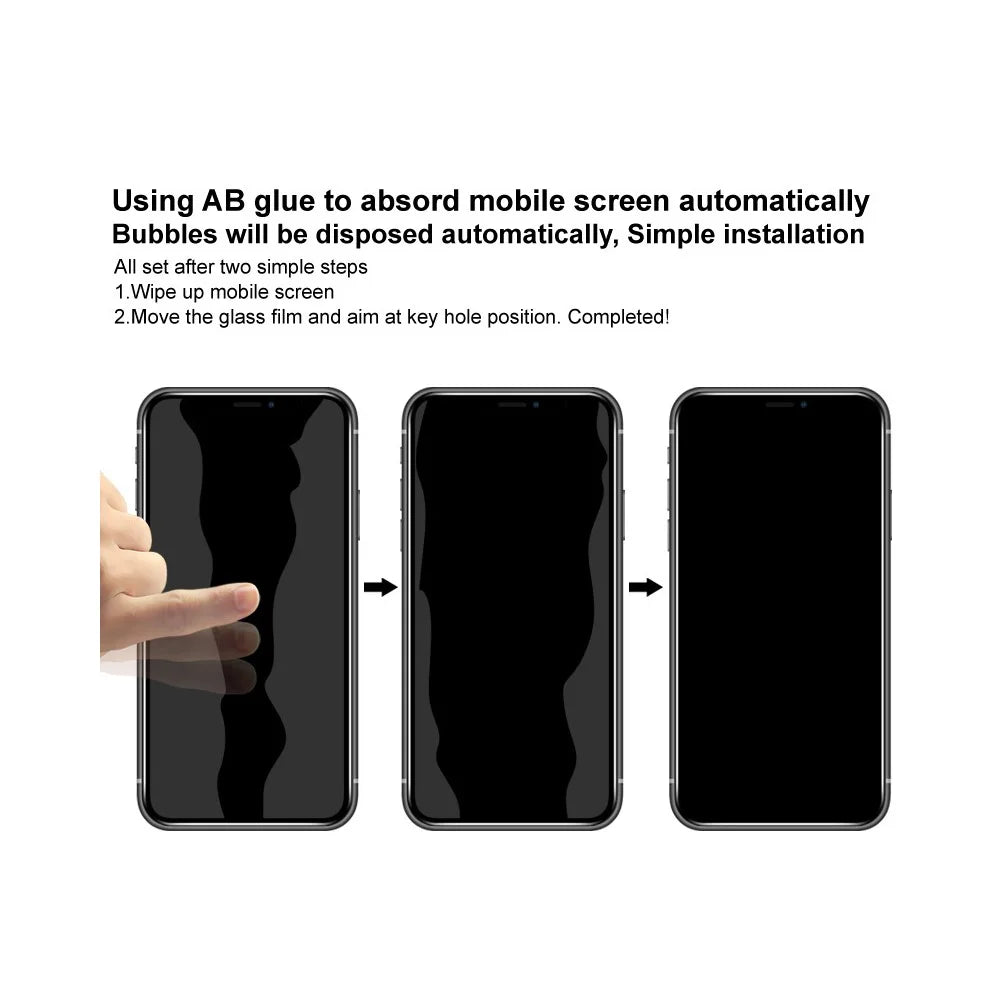 IMAK For Oppo Reno14 F 5G Privacy Screen Protector Anti Peep Tempered Glass Film (Fingerprint Unlock) - 7