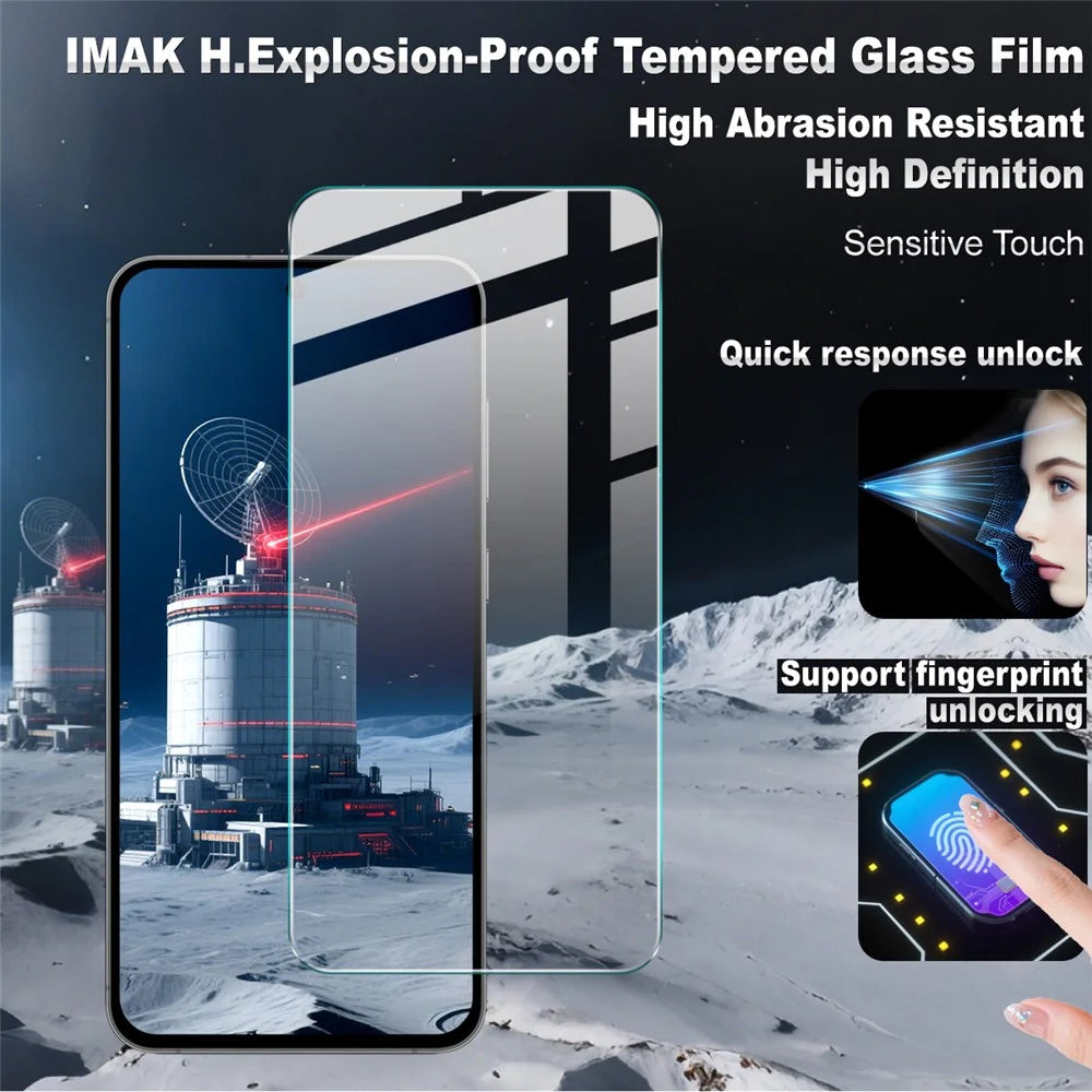IMAK H Series For Samsung Galaxy S26 FE / S25 FE Screen Protector Tempered Glass HD Clear Film (Fingerprint Unlock) - 2
