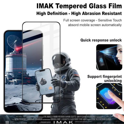 IMAK Pro+ Series For Samsung Galaxy S26 FE / S25 FE Screen Protector Full Coverage Tempered Glass Film (Fingerprint Unlock) - 2