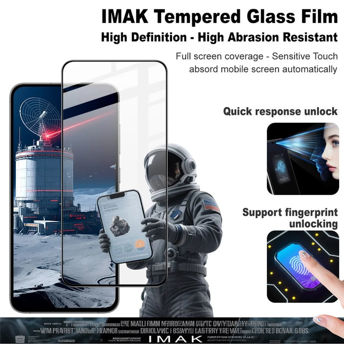 IMAK Pro+ Series For Samsung Galaxy S26 FE / S25 FE Screen Protector Full Coverage Tempered Glass Film (Fingerprint Unlock) - 2