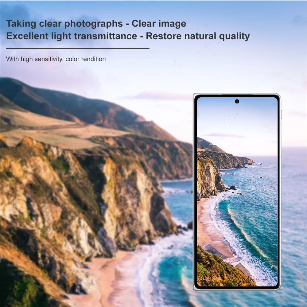 IMAK For vivo X Fold5 5G Tempered Glass Camera Lens Protector with Self Positioning Frame (Black Version) - 6