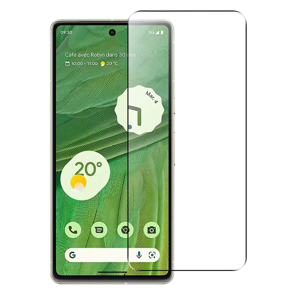 Anti-explosion Screen Protector For Google Pixel 7 5G, High Aluminum-silicon Glass 2.5D Arc Edge HD Clear Film - 1