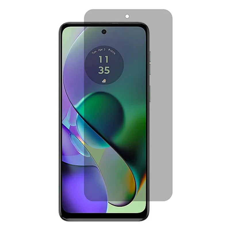 For Motorola ThinkPhone 5G Privacy Screen Protector Tempered Glass Anti Peep Film Full Coverage - Black - 1