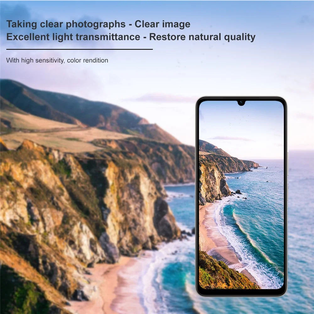 IMAK Tempered Glass Lens Film for vivo T4 Lite 5G / Y29s 5G / Y04 4G / Y19 5G / iQOO Z10 Lite 5G Camera Lens Protector + Acrylic Lens Cap - 5