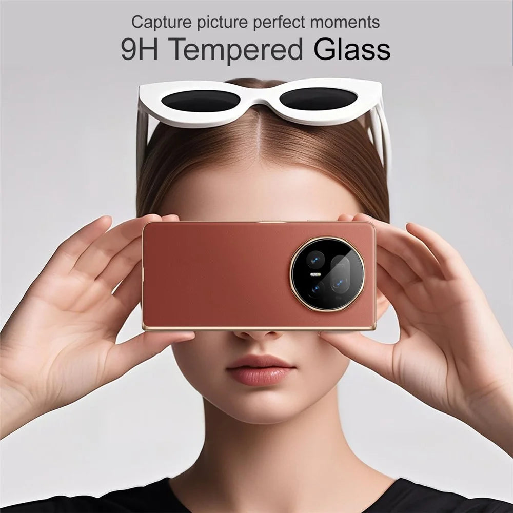 IMAK For Honor Magic V5 5G Camera Lens Protector Tempered Glass HD Clear Lens Film (Black Version) - 3